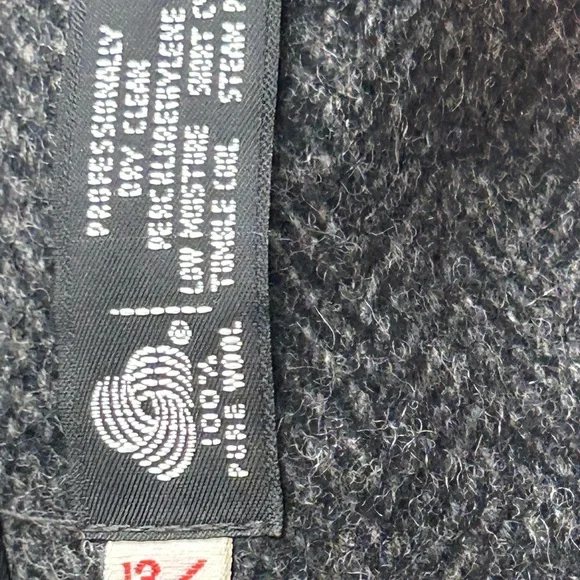 Women Forecaster 100% wool gray trench coat - Picture 4 of 4